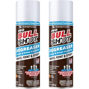 image:imageBull Shot Degreaser Pro Foaming Degreaser amp Grime Remover Professional Strength AS SEEN ON TV ResidueFree Shake Point amp Spray Emulsifies Grease Oil Glue Residue amp More  Made in USA  2PK2 Pack