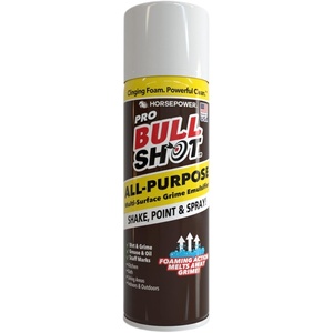 image:imageHorsepower Bull Shot AllPurpose Foam Cleaner AS SEEN ON TV Removes Greasy Residue Fingerprints Grime amp Dirt Fast USA Made